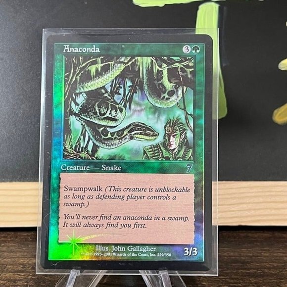 Anaconda - FOIL - 7th Edition (7ED) - Magic: The Gathering - Uncommon - Picture 1 of 3